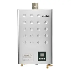 MABE - Calentador De Agua Tiro Forzado 16lts Gris Cpgm1630bn