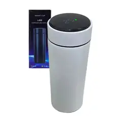 GENERICO - Termo Inteligente 500ml Con Pantalla Led Bebida Temperatura