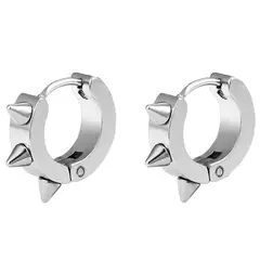 GENERICO - Aretes Candonga Puas Punk Acero Inoxidable Tureloj