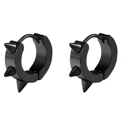 GENERICO - Aretes Candonga Puas Punk Acero Inoxidable Tureloj