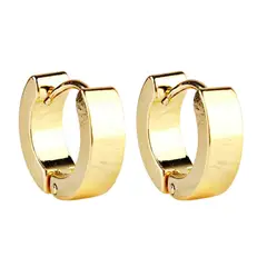 GENERICO - Aretes Candonga Lisa Acero Tureloj