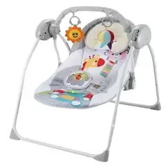 KIDSHOP - Columpio Electrico Mecedora Con Control Musical Para Bebe 68144