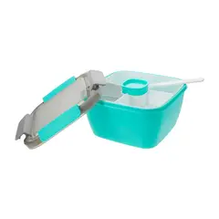 GENERICO - Lonchera Porta Ensalada Recipiente Hermético Con Divisiones