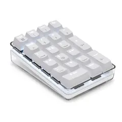 GENERICO - Teclado Numérico Mecánico Gamer Led Pc Laptop 21 Teclas