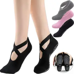 GENERICO - Calcetines Antideslizantes Para Yoga Pilates Ballet Deporte