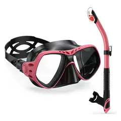INNOVA - Kit Snorkel Careta Gafas Buceo Profesional Vidrio Templado