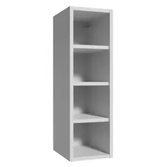 MADESA - Mueble para Dormitorio Neo con 4 nichos abiertos 20 cm Blanco