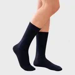 GENERICO - Medias básicas Negras Largas Unisex