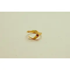 AMORINO JEWELRY - Anillo Soul con Baño de Oro de 24 kt de 5 Micras