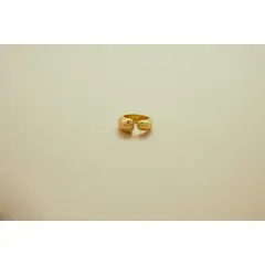 AMORINO JEWELRY - Anillo Susurro con Baño de Oro de 24 kt de 5 Micras