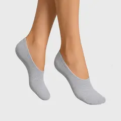 GENERICO - Medias Básicas Grises Cortas Unisex