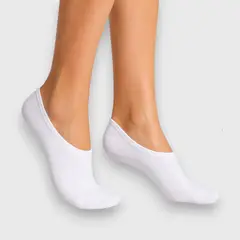 GENERICO - Medias Básicas Blancas Cortas Unisex