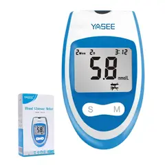 GENERICO - Glucometro Digital Medidor De Glucosa Portatil Kit 50 Tiras 50 Lancetas