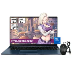 ASUS - PORTATIL INTEL CORE 5-120U 12GB RAM 1TB SSD 15 FHD + MOUSE ORIGINAL