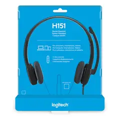 LOGITECH - Diadema H151 para Videollamadas, Home Office y Call Center