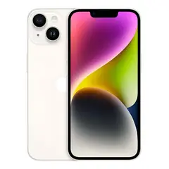APPLE - Celular IPhone 14 Plus 128 GB 5G Blanco Reacondicionado +14 Meses de Garantia + Panel Solar