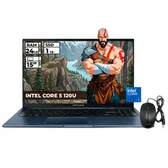 ASUS - PORTATIL INTEL CORE 5-120U 24GB RAM 1TB SSD 15 FHD + MOUSE ORIGINAL