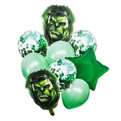 GENERICO - Kit Bouquet Globo Hulk Feliz Cumpleaños Hombre Increible