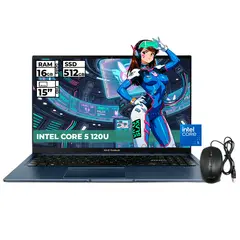 ASUS - PORTATIL INTEL CORE 5-120U 16GB RAM 512GB SSD 15 FHD + MOUSE ORIGINAL