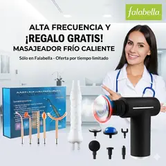 ALTA - Máquina De Frecuencia Facial + Masajeador Terapéutico Frío y Caliente GRATIS