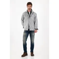 TENNIS - Camisas entero manga larga con acabado suave para hombre