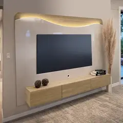 BERTOLINI - Mueble para Tv hasta 75 168x200x37 cm Incluye Soporte