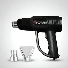 OTRAS MARCAS - Pistola Calor 1600w Con Accesorios Negro 110v