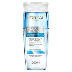LOREAL PARIS - Desmaquillante Loreal Bifásico Hidra Total X 200ml