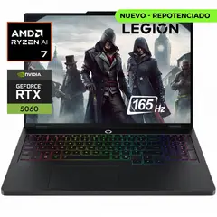 Lenovo - PORTATIL GAMER LEGION 5 - RYZEN 7 - RTX 5060 8GB - 16GB RAM - 1TB SSD - 15.3" WUXGA 165 Hz