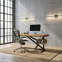22 GRADOS DECORACION - Escritorio Kafra 140cm x 60cm Roble macizo