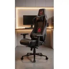 ZER - Silla Gamer Profesional 2.0 en Cuero PU 180grados 4D Kyomi Negra