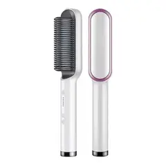GENERICO - Cepillo Alisador Eléctrico Inalámbrico Recargable Profesional Portátil Para Cabello Sin Frizz Y Brillante