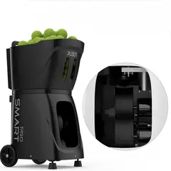 GENERICO - Lanza pelotas PUSUN PT SMART PRO para Tenis y Pádel color negro