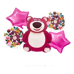 GENERICO - Bouquet Globos Kit Lotso San Valentin Amor Oso Comprar Envío
