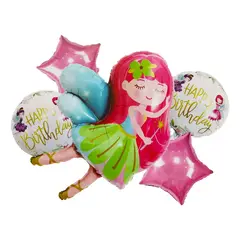 GENERICO - Bouquet Kit Globos Decoracion Hada Niña Magia Campanita Ya