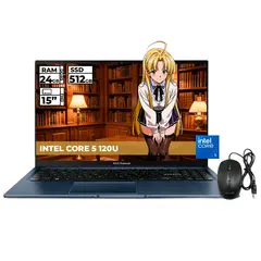ASUS - PORTATIL INTEL CORE 5-120U 24GB RAM 512GB SSD 15 FHD + MOUSE ORIGINAL