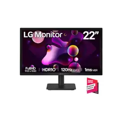 LG ELECTRONICS - Monitor LG 22 pulgadas FHD con sRGB HDR10 Overclock 120Hz 22U403A-B