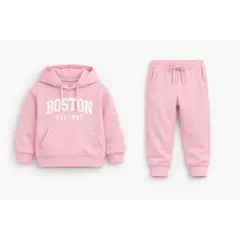 URBAN PLUS - Sudadera conjunto mujer y niña boston rosa