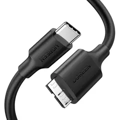 UGREEN - Cable USB-C a Micro B Para Disco Duro Externo SSD 5 Gbps 0.5 m