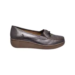 ROMULO - Zapato Mocasín Café Mujer
