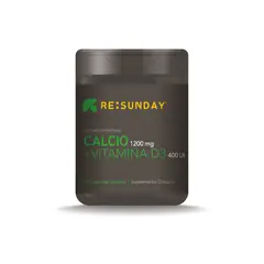 RESUNDAY - CALCIO 1200 MG + VITAMINA D3 400 UI FRASCO 60 CAPSULAS BLANDAS