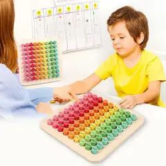 GENERICO - Juego Madera Aprendizaje Montessori Matemáticas