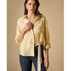 ESPRIT - Camisa manga larga para Dama Estilo Versátil y cómoda