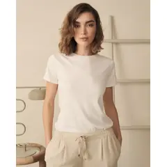 ESPRIT - Camiseta para Dama básica Versátil para Diario