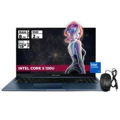ASUS - PORTATIL INTEL CORE 5-120U 8GB RAM 2TB SSD 15 FHD + MOUSE ORIGINAL
