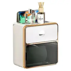 SHADOW - Dispensador Papel Higiénico Cajón Baño Adhesivo Funcional Elegante
