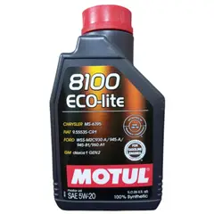 GENERICO - Aceite Motul 8100 Eco-Lite 5W20 Lt