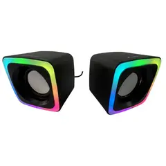 XTRIKE ME - Parlantes Gamer 2.0 RGB Computador Portatil SK 201