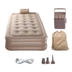 GENERAL - Colchón Inflable Sencillo 198 x 100 x 40cm Inflador Eléctrico Inalambrico