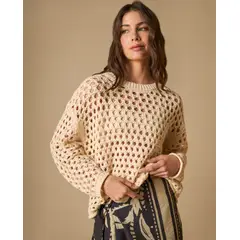ESPRIT - Suéter tejido para Dama ligero con textura Moderno